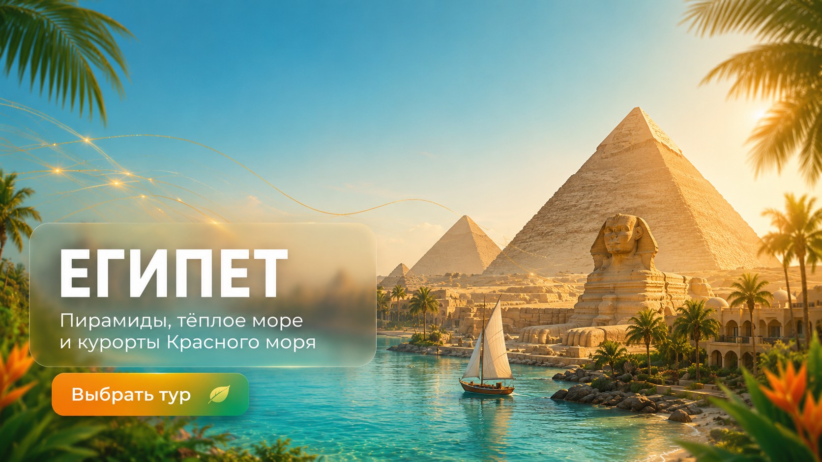 Египет — пирамиды, Красное море и курорты